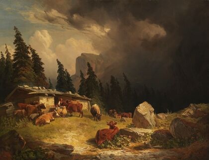 Gewitter im Gebirge