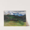Gewitter über dem Rosengarten bei Bozen by Max Slevogt