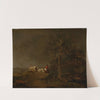 Gewitterlandschaft mit Bauernwagen (1774) by Ferdinand Kobell