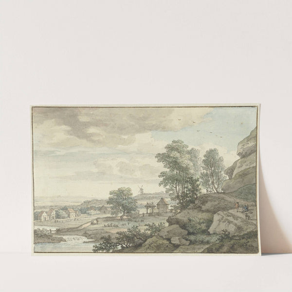 Gezicht in de omgeving van Bentheim by Isaac de Moucheron