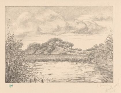 Gezicht op bastion Promers vanaf bastion Oranje (1933)