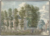 Gezicht op de kerk van Bloemendaal