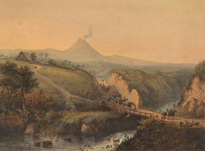 Gezicht op de omgeving van Malang (1869)