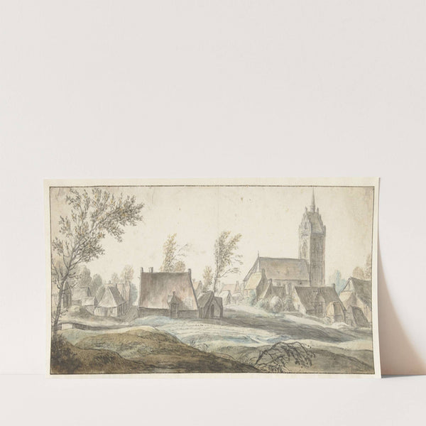 Gezicht op het dorp Soest (1619 - 1690) by Antonie Waterloo