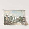 Gezicht op het Klokhuis te Overveen, by Jan de Beijer