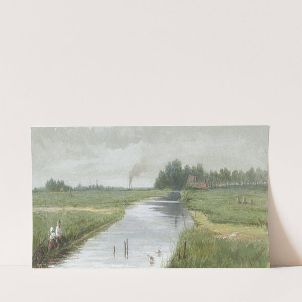 Gezicht op Huis de Vraag (1882) by Louis Chantal