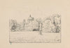 Gezicht op Paleis Huis ten Bosch vanuit de tuin Huis ten Bosch II (1929)