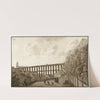 Gezicht op Segovia met het aquaduct by Otto Howen