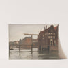 Gezicht op Uilenburg te Amsterdam by Willem Witsen
