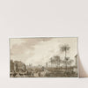 Gezicht op Valencia by Otto Howen