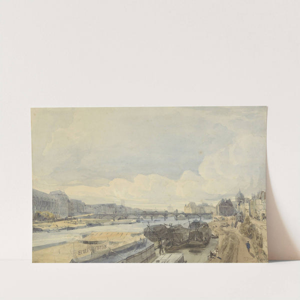 Gezicht over de Seine ter hoogte van de Pont des Arts by Thomas Shotter Boys