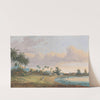 Gezicht te Anjer Java by Charles William Meredith van de Velde
