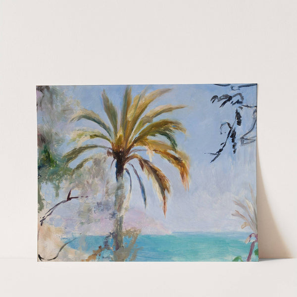 Giardino Garnier – Bordighera. From the journey to Italy (1894) by Jan Ciągliński