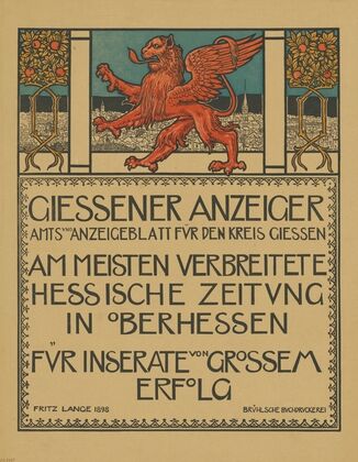 Giessener Anzeiger Amts und Anzeigenblatt für den Kreis Giessen (1898)