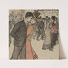 La Becquée, par G. Delaquys (1900) by Théophile Alexandre Steinlen
