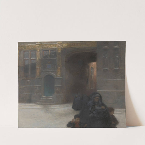 Gilded Houses or The Civil Registry on the Burg in Bruges by Frantz Charlet