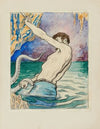 Gilliatt et la pieuvre – dessin pour la vignette de couverture (1920-1921)