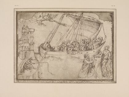 Giotto – Christ walking on the waves
