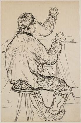 Giovanin de Vöja, zwei Studien zu ‘Emmaus’ (1907)