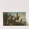 Gipsies on the road by Jacques Callot