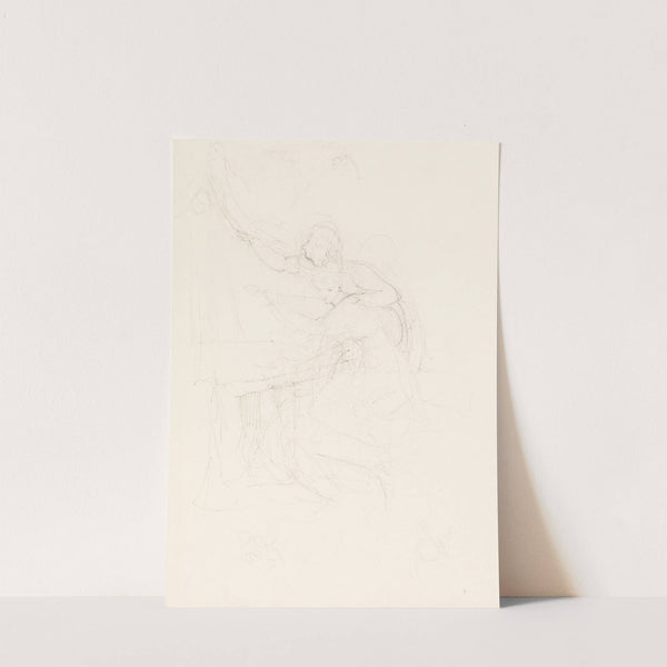 Girl and Youth at a Table by Henry Fuseli