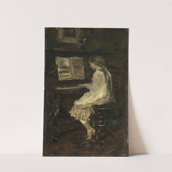 Girl at the Piano by Jacob Maris