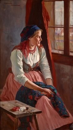 Girl at the Window