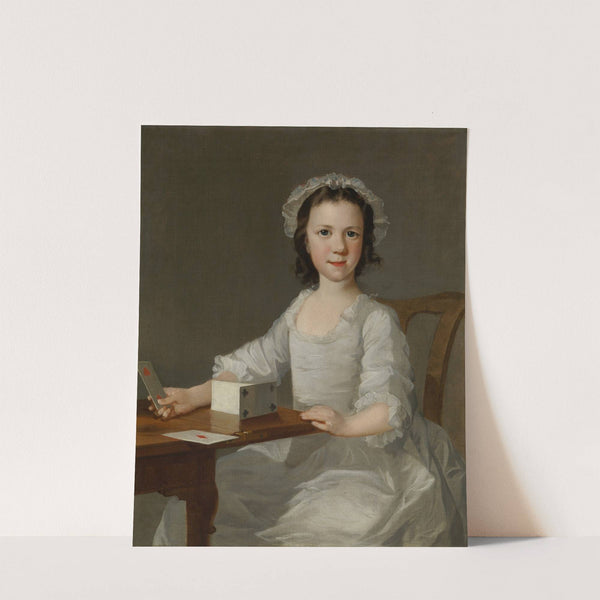 Girl Building a House of Cards (mid-18th century) by Thomas Frye