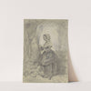 Girl by a tree by Herman Frederik Carel Ten Kate