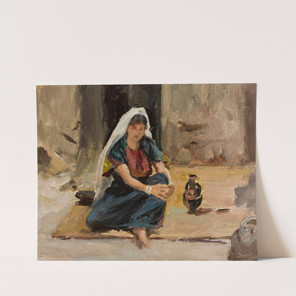 Girl from Jerusalem. From the journey to Palestine (1901) by Jan Ciągliński