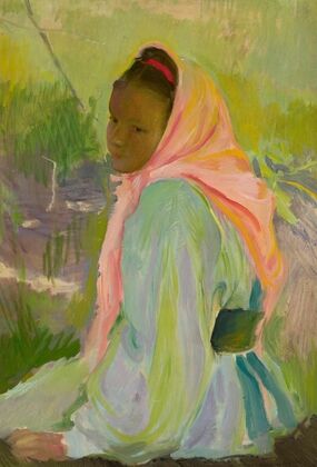 Girl from Polesie, sketch