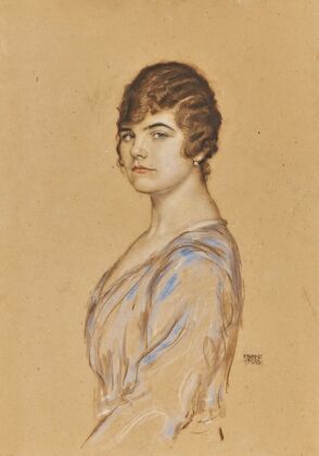 Girl in a Blue Dress