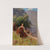 Girl in a Fjord Landscape by Hans Dahl