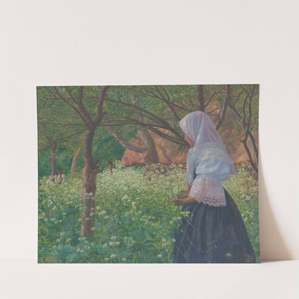 Girl in a Folk Costume by Ivan Žabota