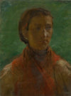 Girl in a red dress