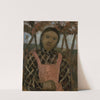Girl in dusk with plaid blouse by Paula Modersohn-Becker