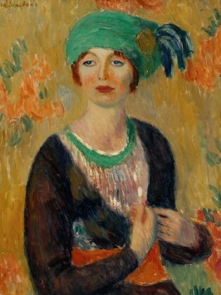 Girl in Green Turban