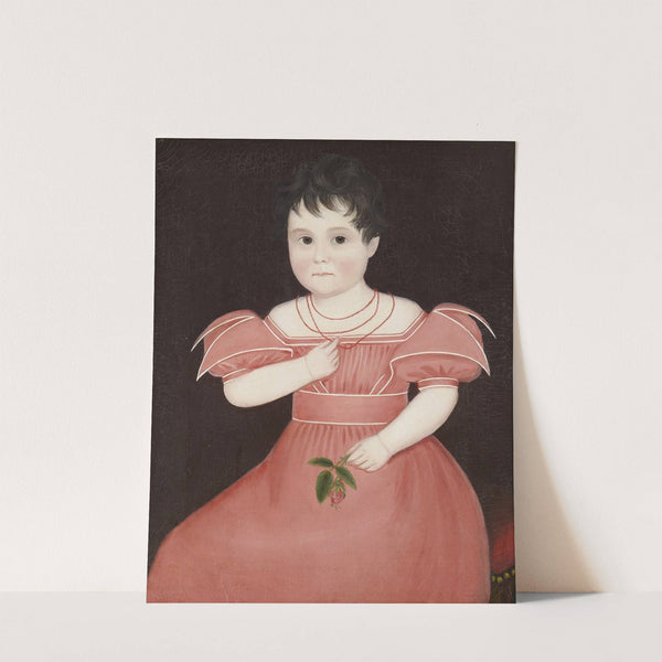 Girl in Pink (ca. 1832) by Ammi Phillips