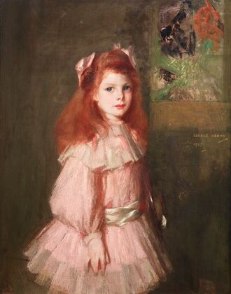 Girl in pink