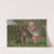 Girl in pink dress and white bonnet with dog (1892) by Knapp & Co.