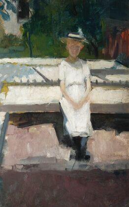 Girl in the garden (1896)
