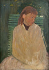 Girl on a Garden Seat