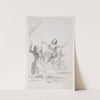 Girl on a swing, a man with his arms raised (1795–1797) by Francisco de Goya