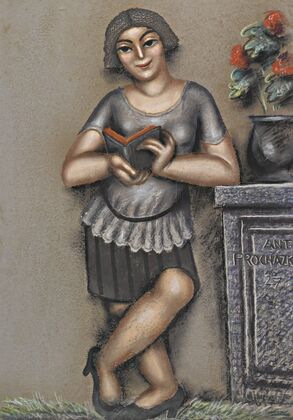 Girl Reading — size preview