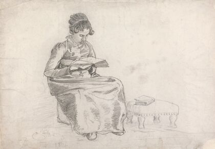 Girl Reading a Book