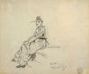 Girl Seated on a Step