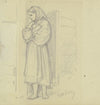 Girl standing at the door