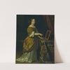 Girl Standing before a Mirror by Caspar Netscher