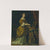 Girl Standing before a Mirror by Caspar Netscher