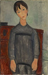 Girl Standing In Black Pinafore (1918)